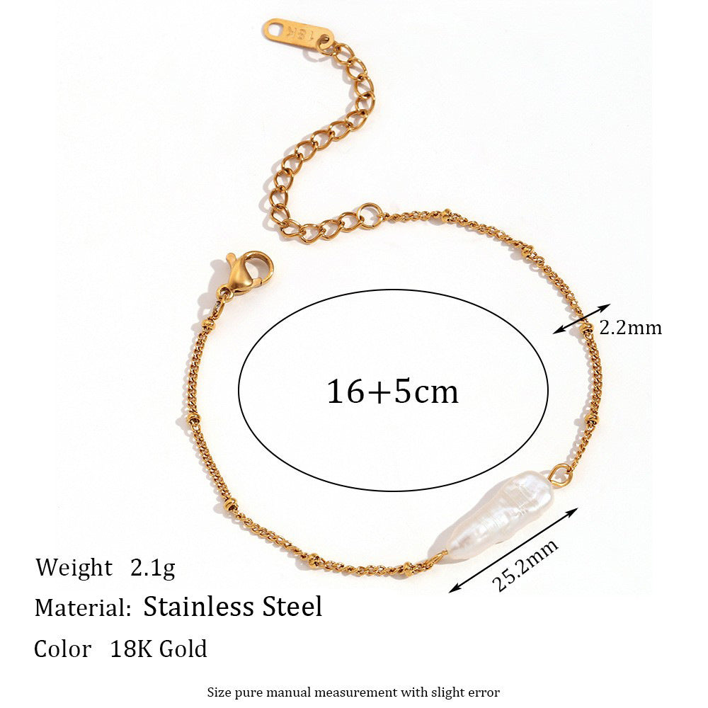 Special Interest Light Luxury Stainless Steel Plated Bracelets