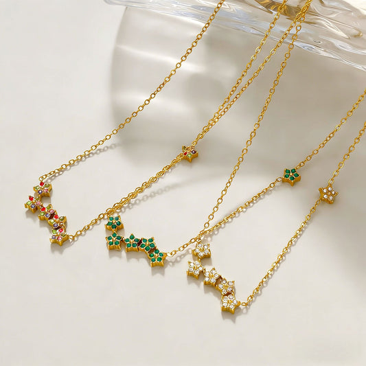 Spring Fashion Trendy Design Long Clavicle Necklace