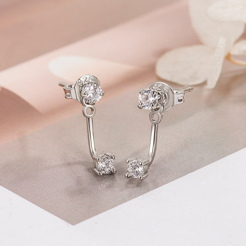 Sleeping No Need To Take Off Ear Female Stud Earrings
