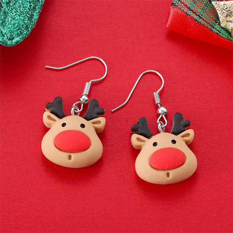 Creative Christmas Series Cute Fashion Exquisite Earrings