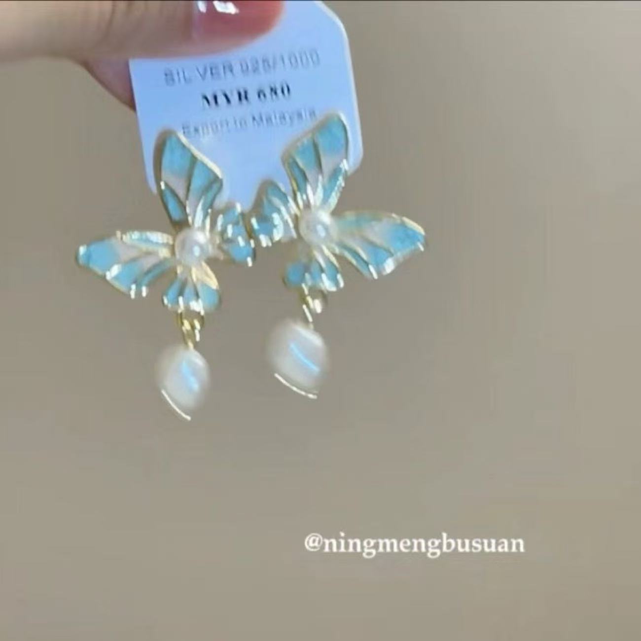 Luxury Pearl Water Drop Niche High Sense Temperament Fashion Earrings