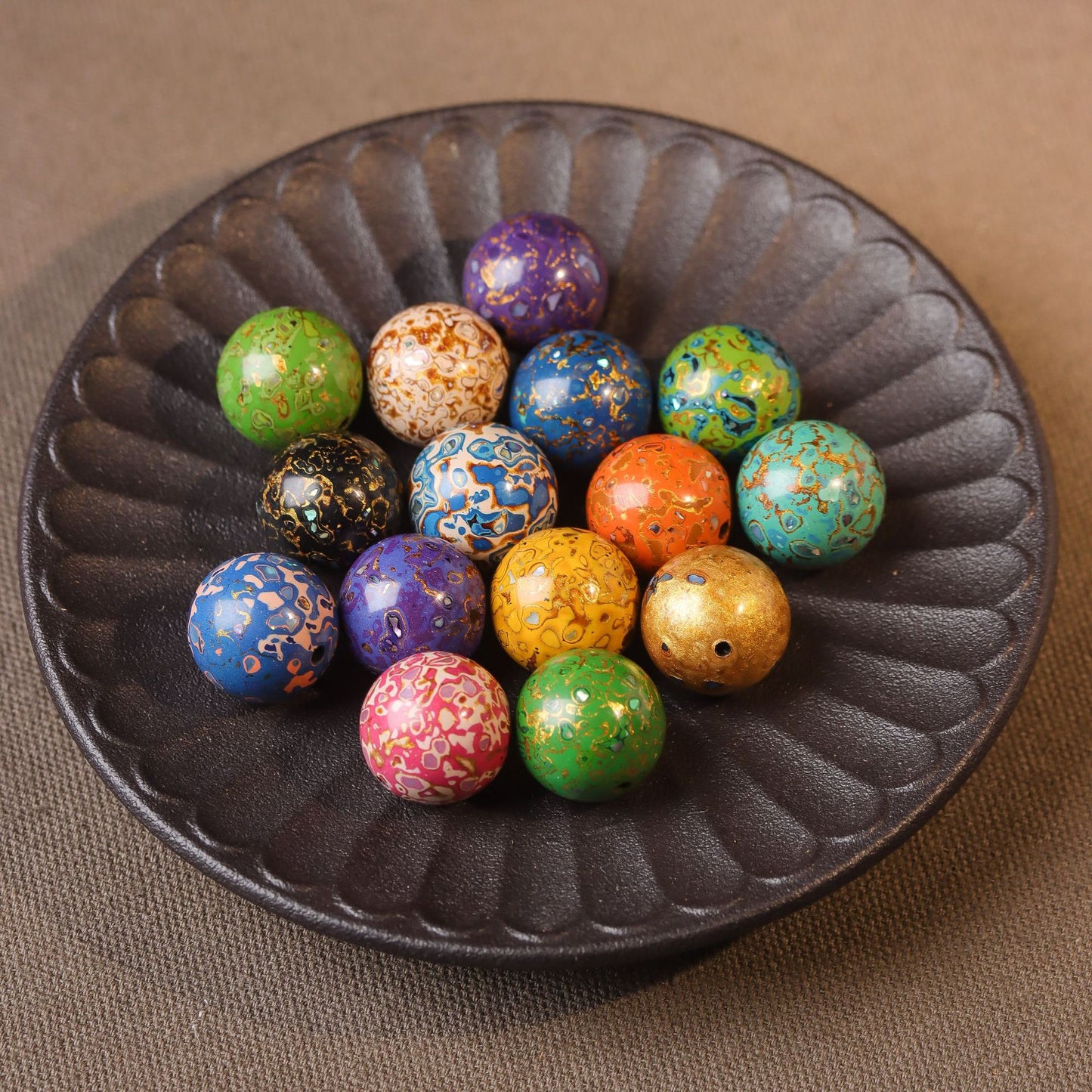 Paint Beads Wooden Beaded Screw Craft Color Amusement Bracelets