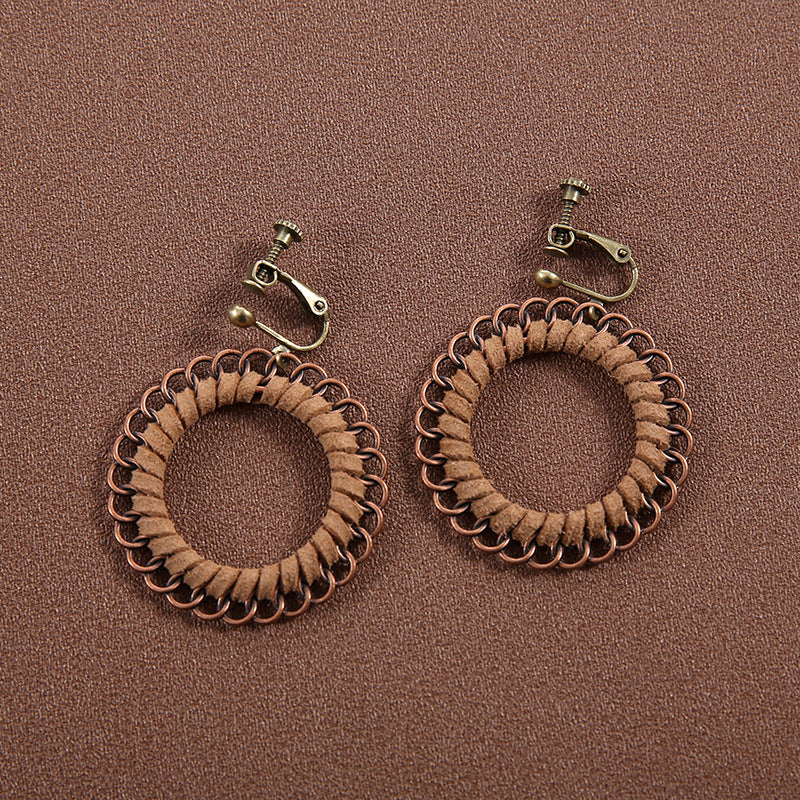 Ethnic Style Butterfly Retro Long Tassel Earrings