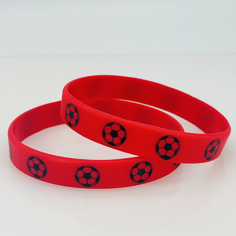 Women's & Men's World Cup Sports Simple Fans Theme Commemorative Printing Football Bracelets
