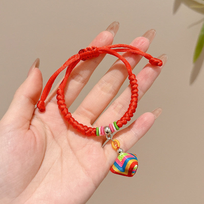 Women's & Men's Colorful Braided Rope Thread Design Simple Bracelet