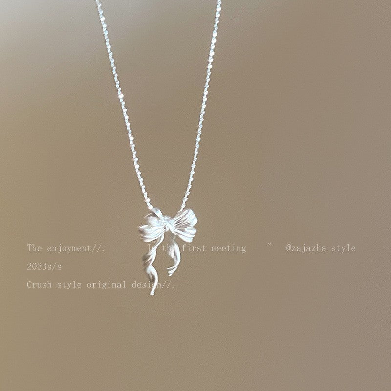 Butterfly Drop Female Mori Style Niche Exquisite Fashion Sweet Necklace