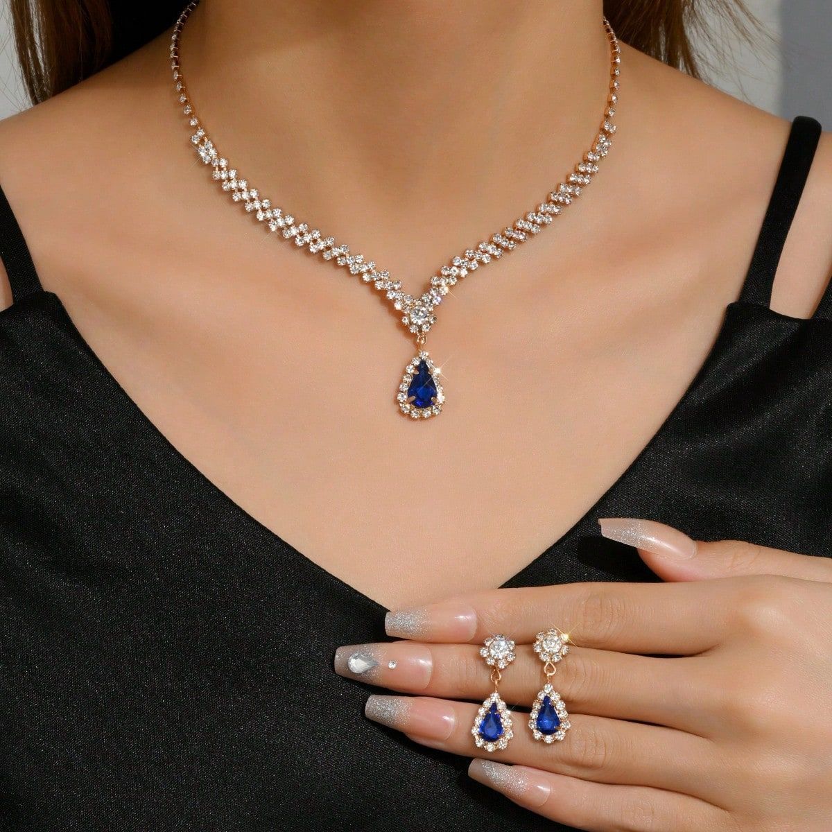 Classic Slouchy Attractive Durable Women's Bridal Jewelry Set