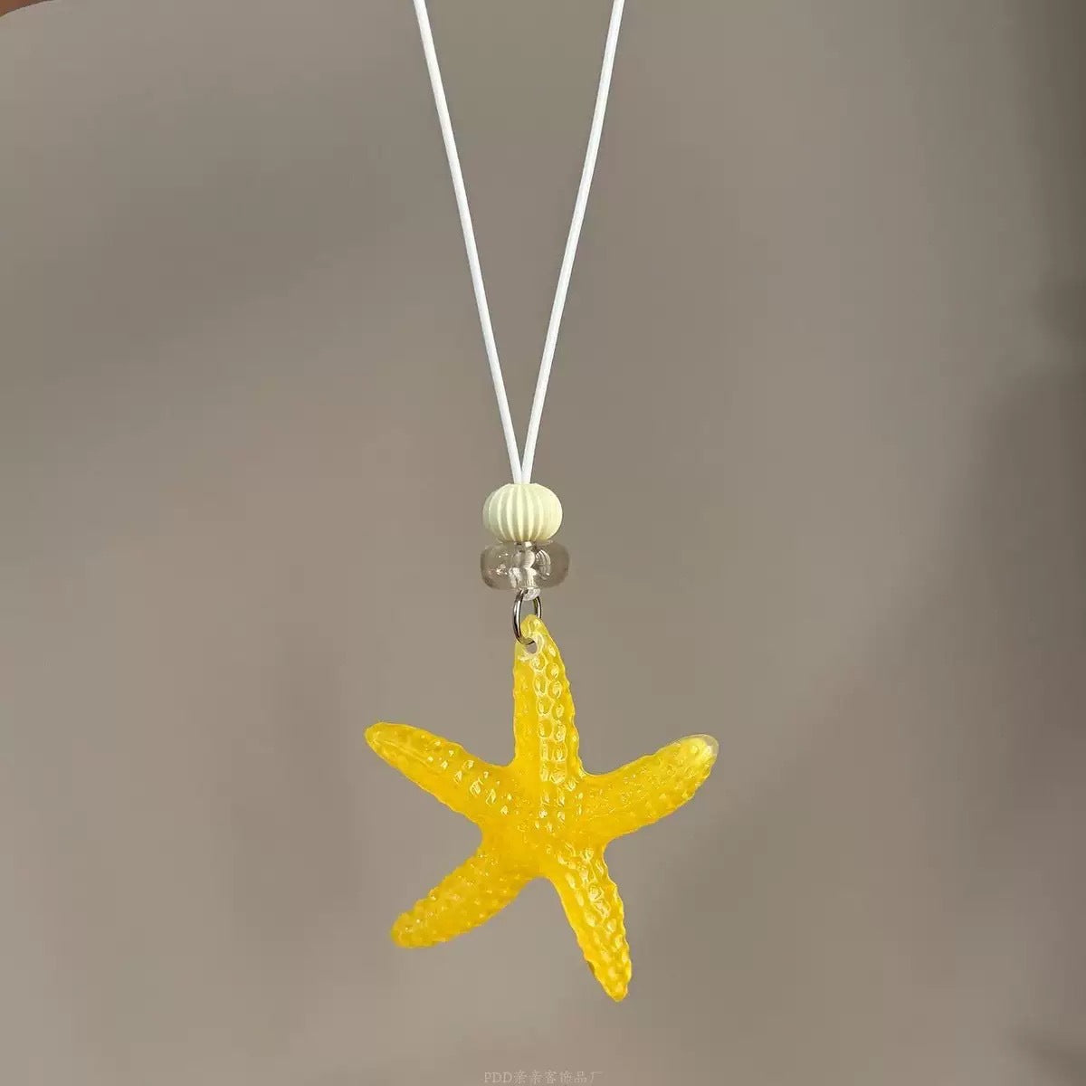 Ceramic Apple Braid Rope Beaded Female Niche Necklaces