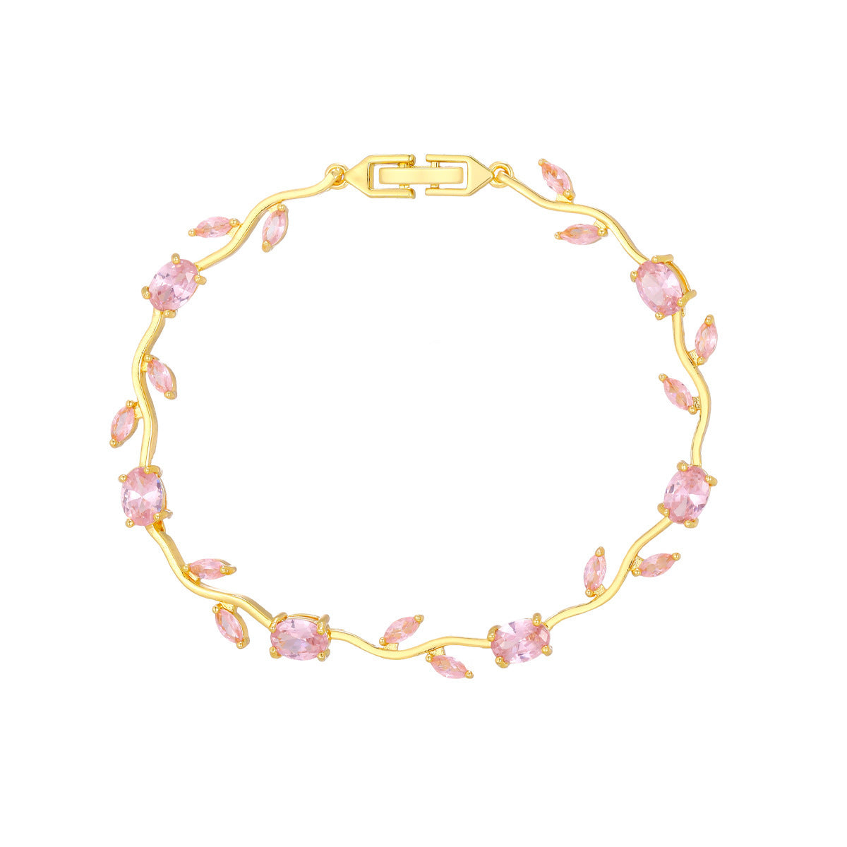 Luxury Style Quality Light Full Diamond Bracelet