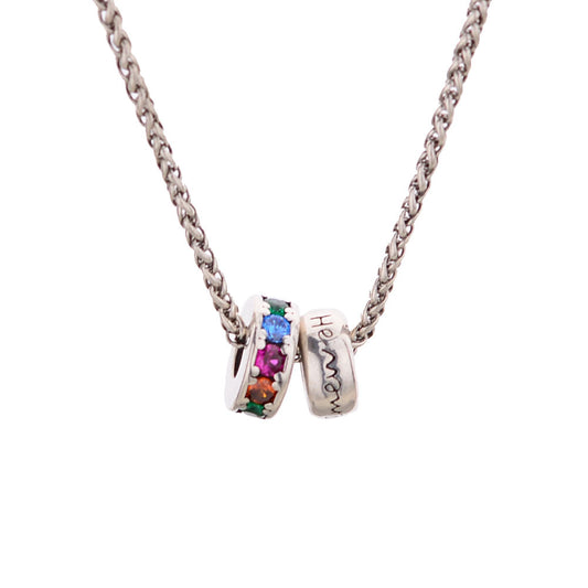 Women's Elegant Letters Colorful Crystals Snake Bone Temperamental Fashion Rings