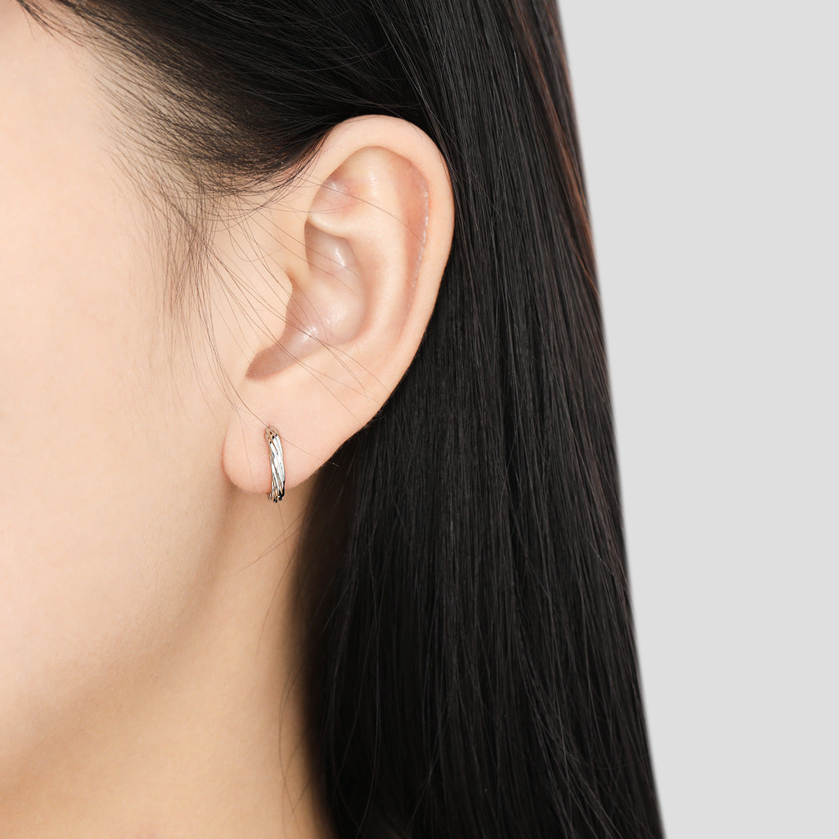 Personality Twisted Twist Clip Fashion Versatile Rings