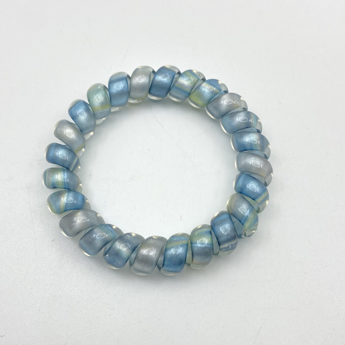 Of Aurora Telephone Line Seamless Hair Tie Rope Elastic Personality Bracelet