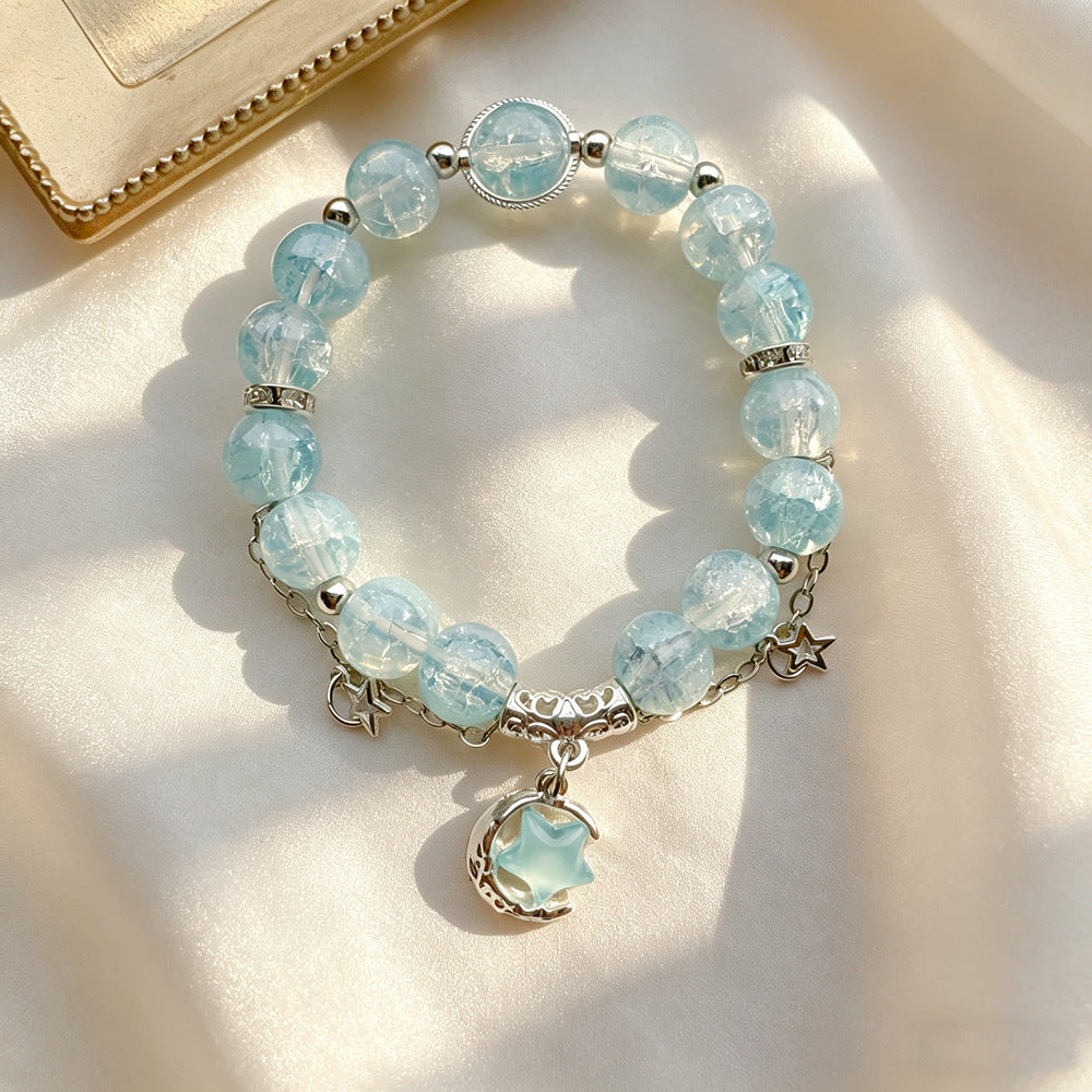 Summer Glaze Female Color Dopamine Temperamental White Bracelets