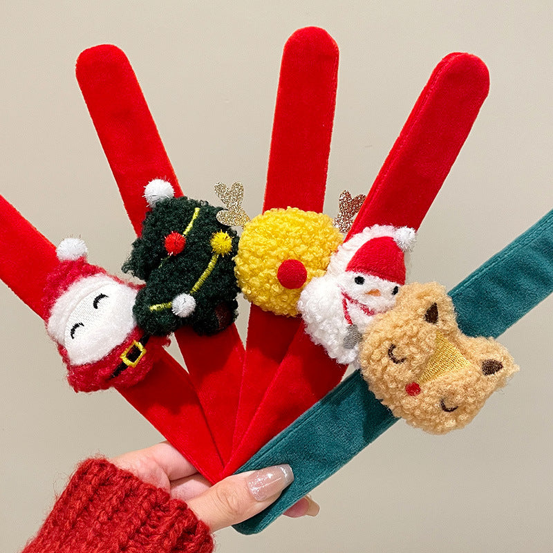 Children's Plush Cute Doll Elk Slap Gift Hair Couple Bracelet