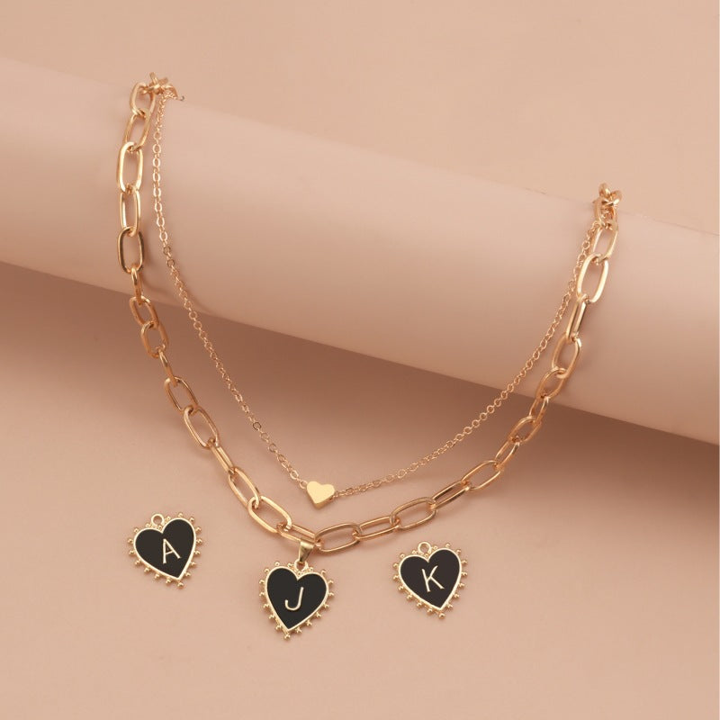 Shell Twin Bead Female Niche Stringed Pearls Necklaces