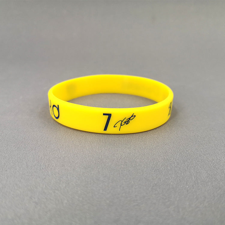 Basketball Kobe James Curry Sports Wristband Custom Luminous Bracelets