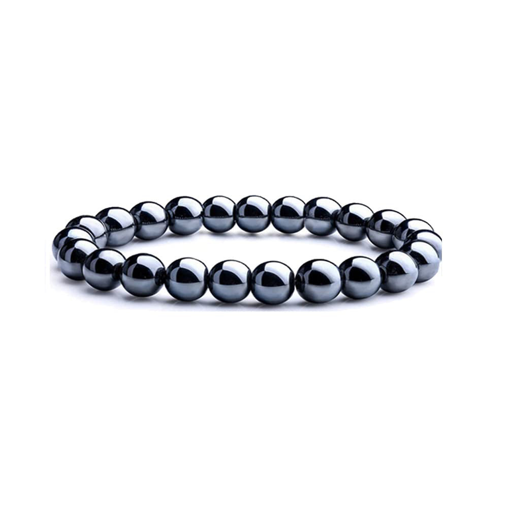 Women's & Men's Stone Bead Set Of Ornaments Round Bracelets