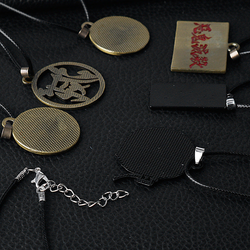 Anime Peripheral No Stove Door Bamboo Necklaces