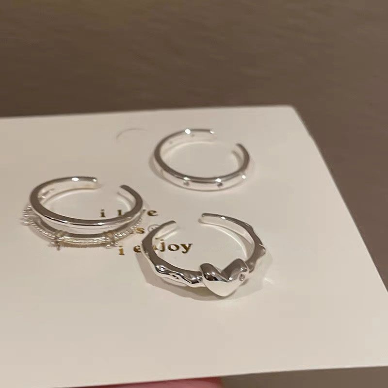 Zircon Female Design Style Light Luxury High-grade Sense Rings