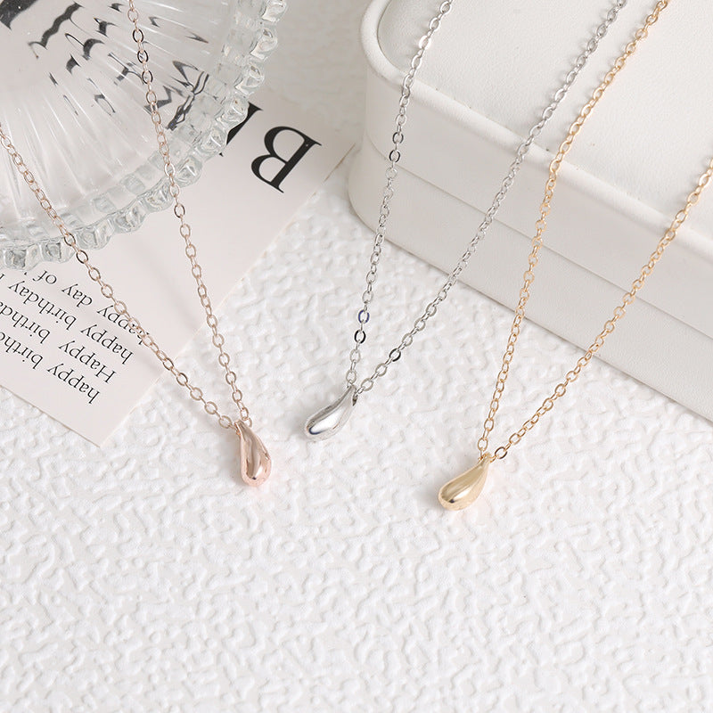 Drop Light Luxury Minority Elegant Fashion Clavicle Chain Simple Personality Necklace