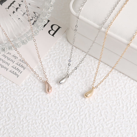 Drop Light Luxury Minority Elegant Fashion Clavicle Chain Simple Personality Necklace