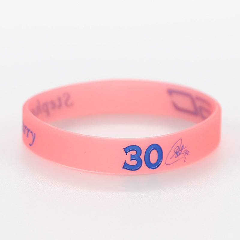 Star Black Mamba James Curry Letter Bracelet