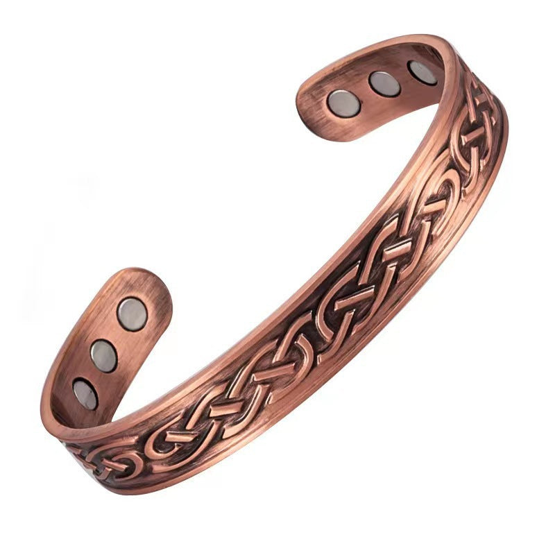 Red Copper Couple Magnet Detachable Magnetic Therapy Fashion High Bracelets
