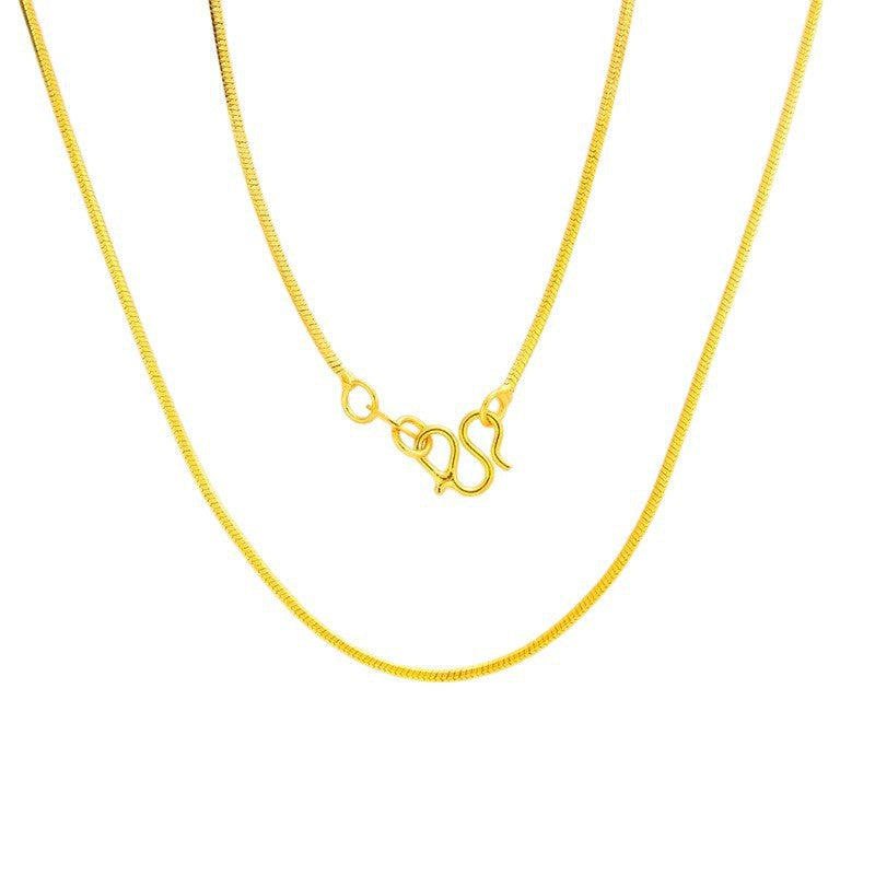 Full Body Titanium Steel Elegant Buckle Necklaces