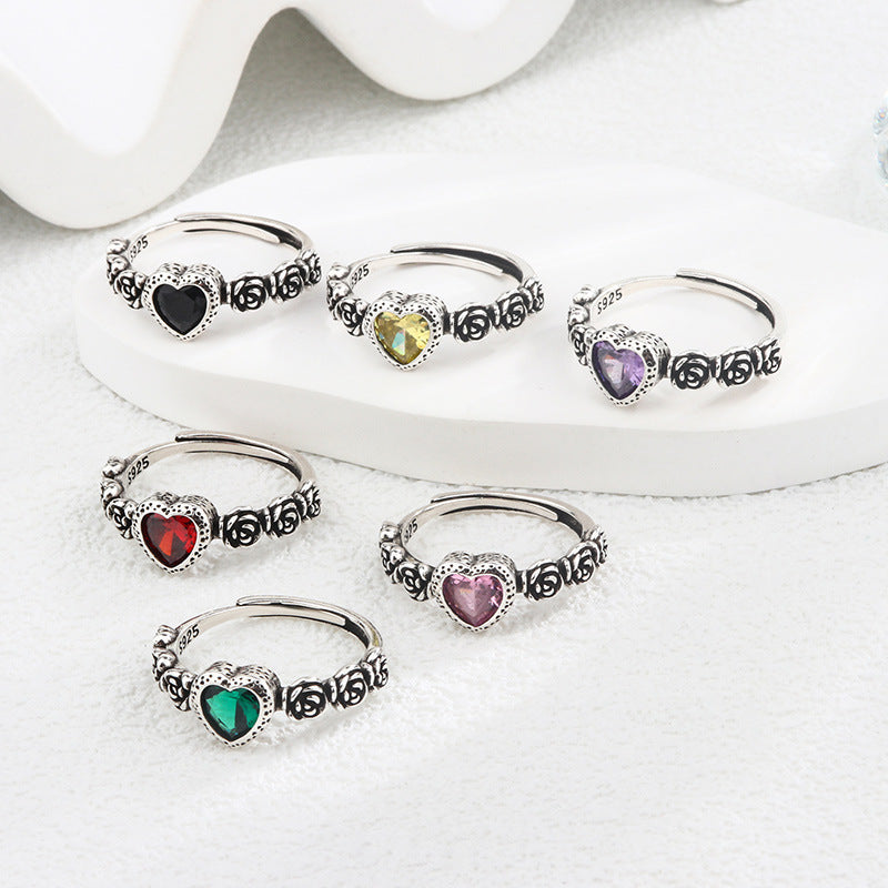 Korean Style Vintage Little Fresh Sweet Rings