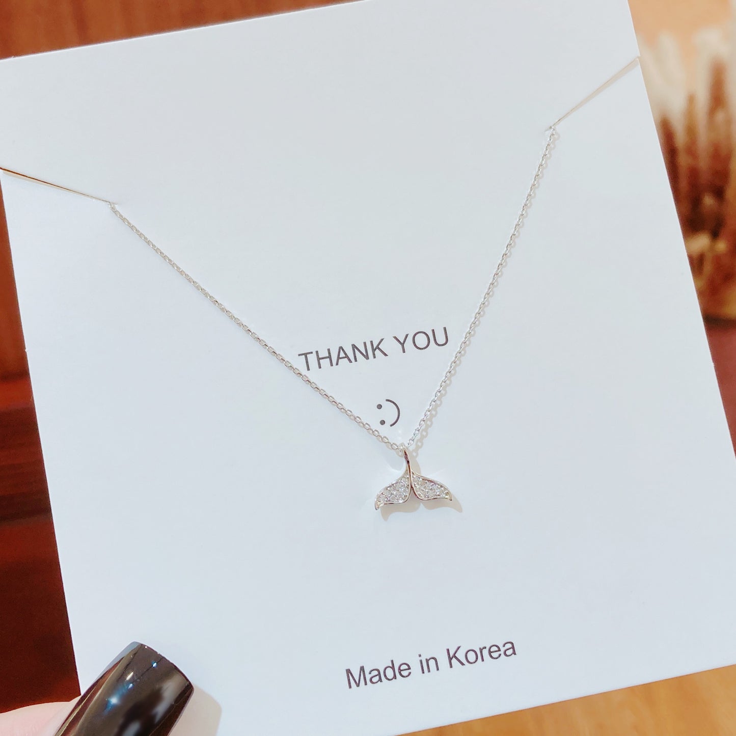 Women's Bow Fishtail Wings Clavicle Chain Super Long Color Necklaces