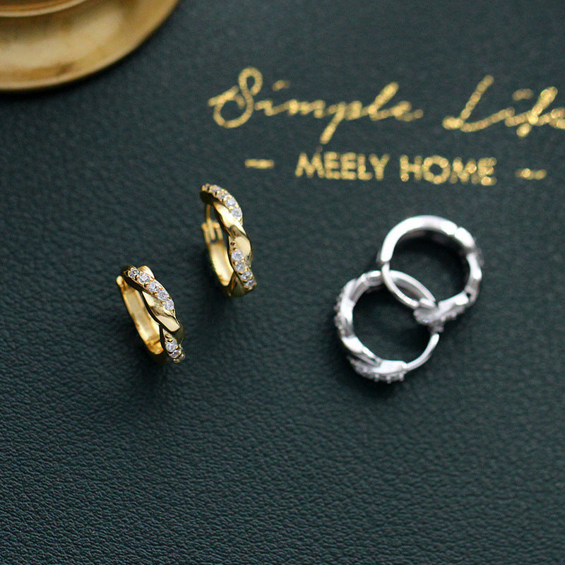 Clip Female Simple Light Luxury Niche Earrings