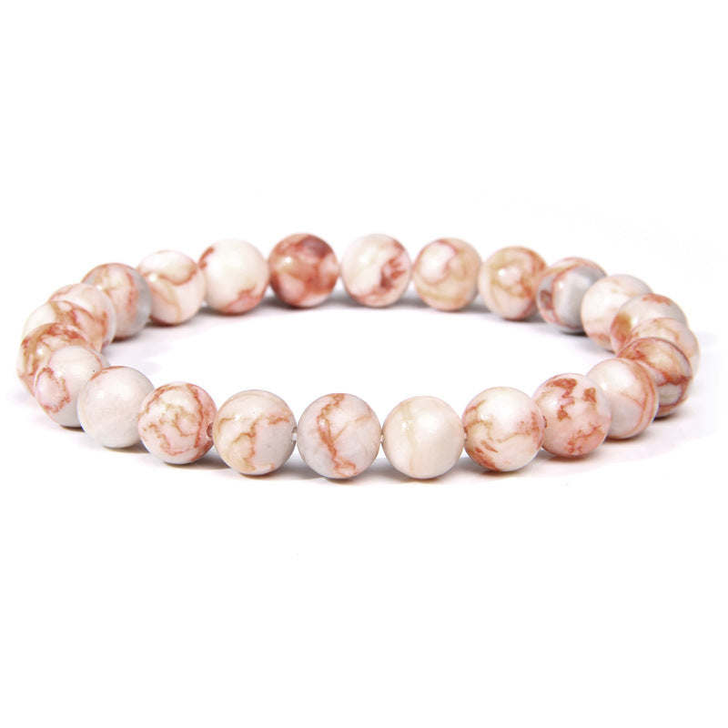 Tigereye White-barked Pine Agate Crystal Stone Bracelets