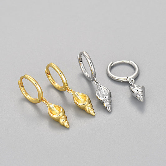 Women's Fashion Personalized Clips Conch Simple Ocean Element Rings