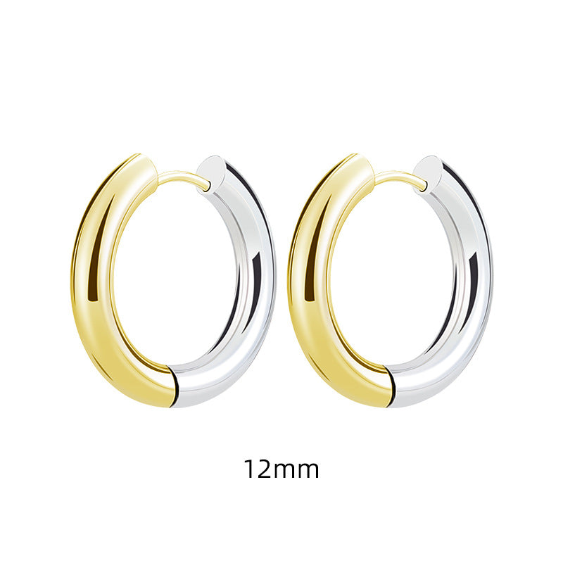 Luxury Minority High-grade Electroplating Temperament Gradient Earrings