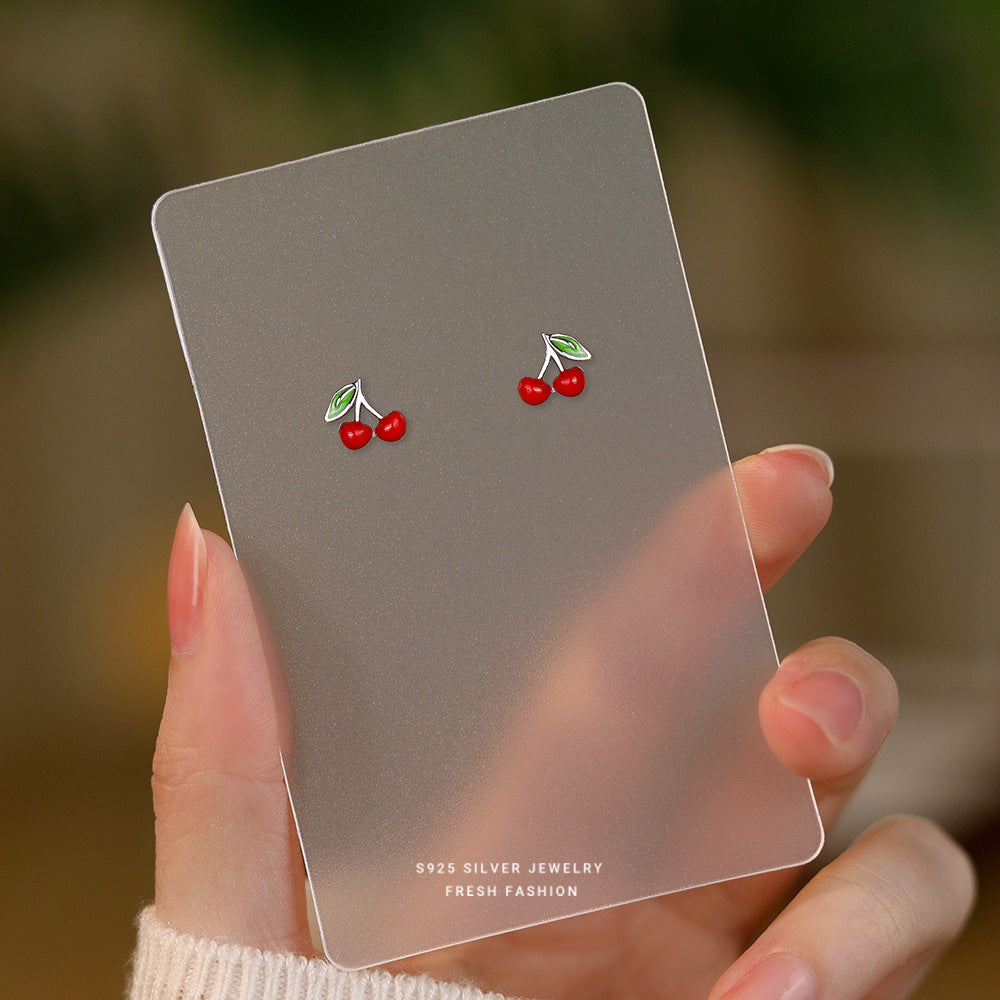 Women's For Cute Fruit Banana Cherry Orange Epoxy Fresh Earrings