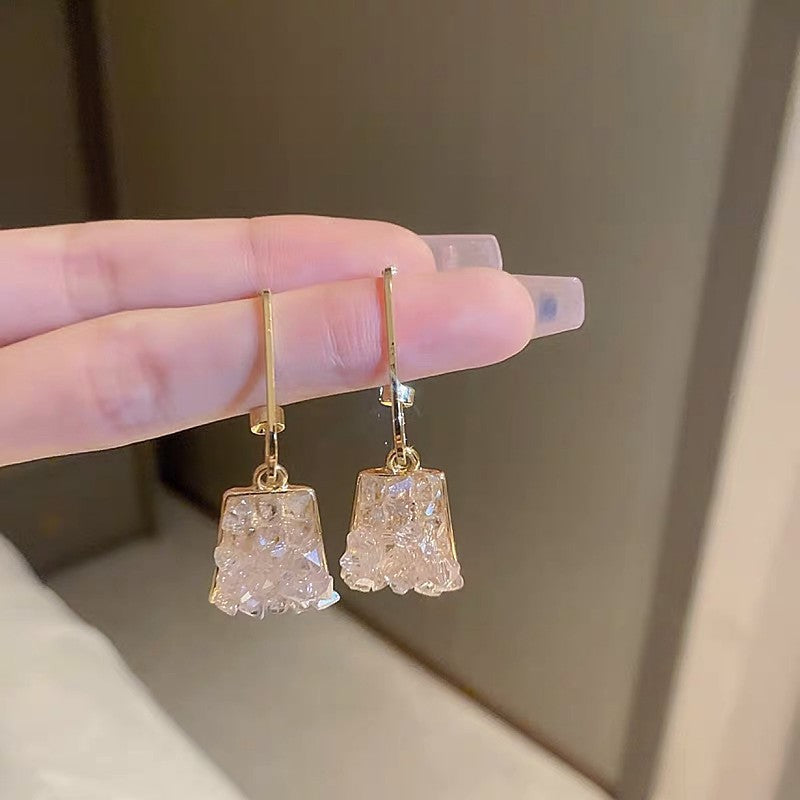 Women's Special Interest Light Luxury Square Tassel Earrings