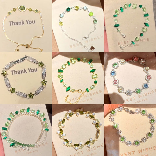 Women's Heart-shaped Zircon Adjustable Simple Fashion Light Luxury Bracelet