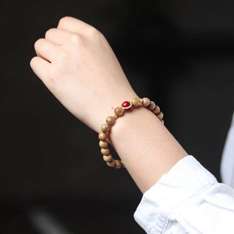 Men's Milk Fragrance Wooden Hand String Chain Artistic Female Life Gift Bracelet