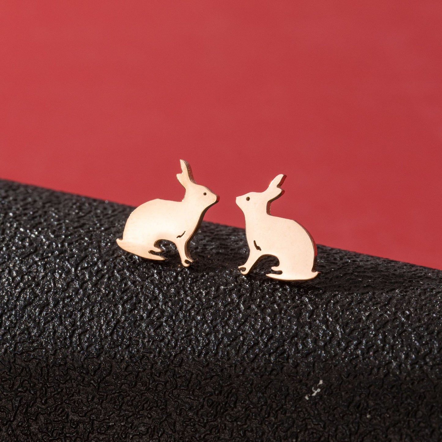 Small Animal Cute Butterfly Rabbit Asymmetric Earrings