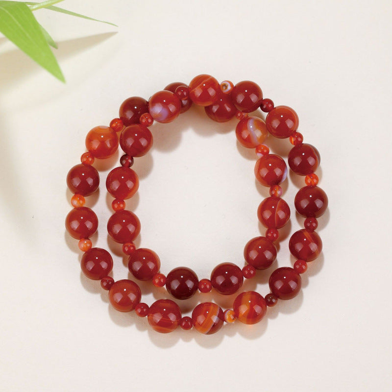 Women's & Men's Beaded For To Relieve Anxiety Natural Crystal Lucky Bracelet