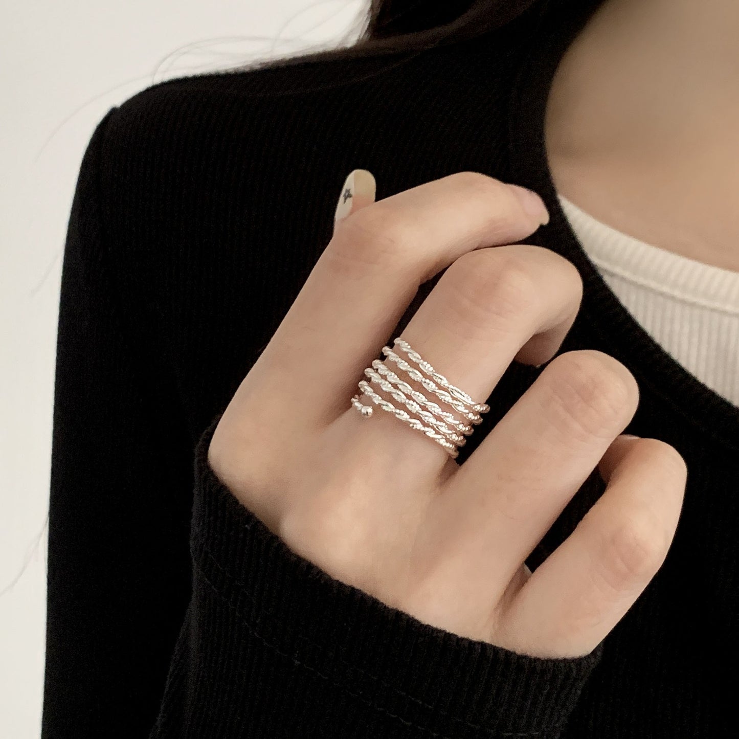Women's Affordable Luxury Fashion Exquisite Elegant Open Rings