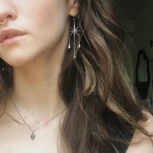 Creative Punk Mango Teardrop Charm Fairy Party Decorations Earrings