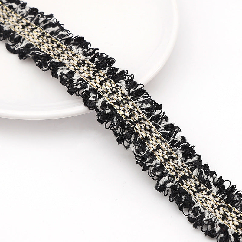 Classic Style Polyester Lace Handmade Suitcase Hat Weaving Rope Jewelry Accessories