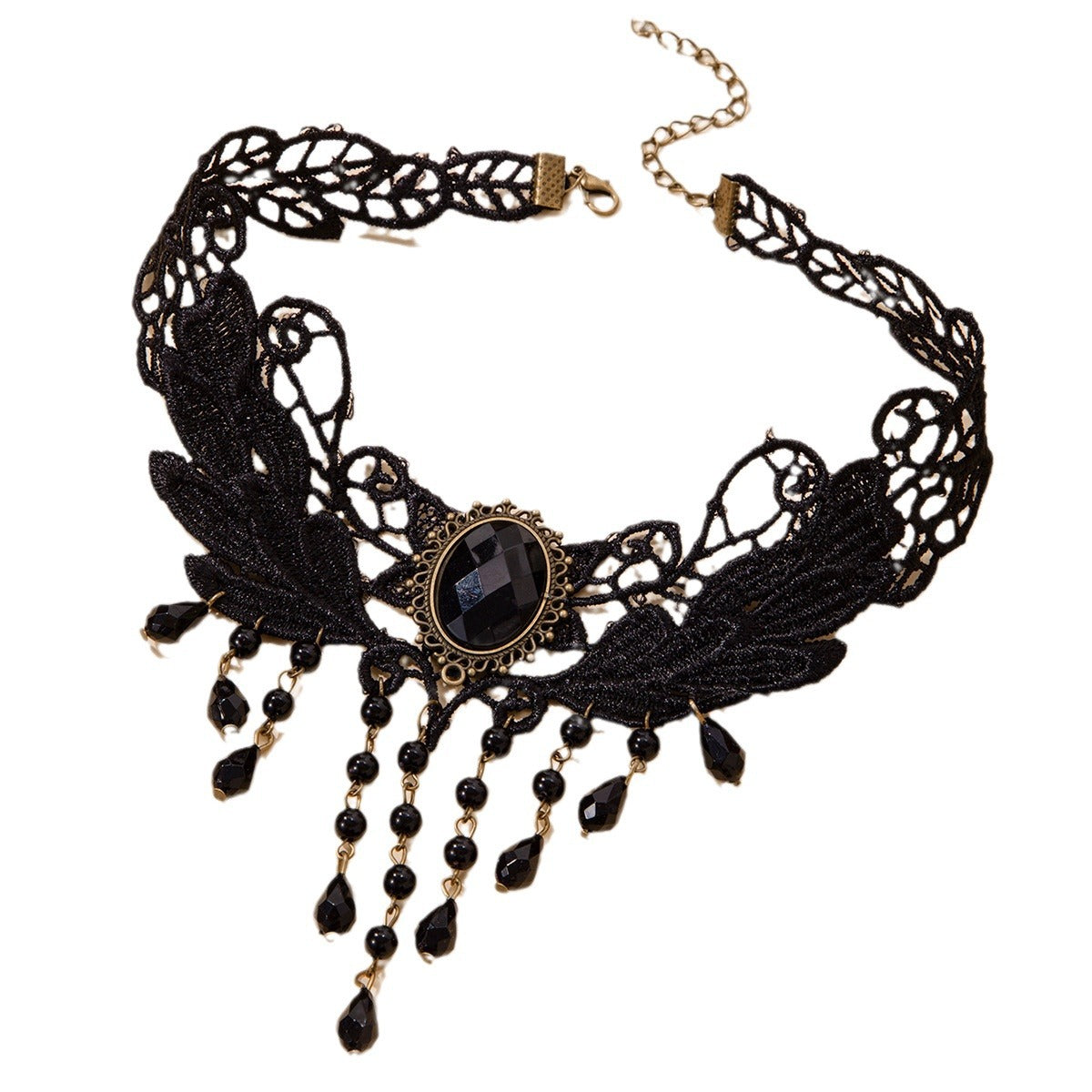 Ornament Lolita Rose Lace Clavicle Chain Necklaces