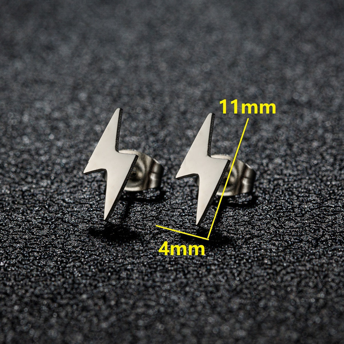 Women's Fashion Stainless Steel Personality Simple Style Bowknot Stud Earrings