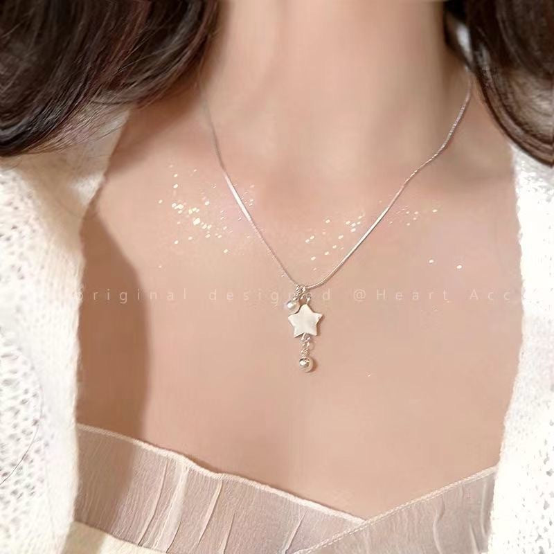 Summer Light Luxury Minority Advanced Clavicle Chain Cold Necklaces