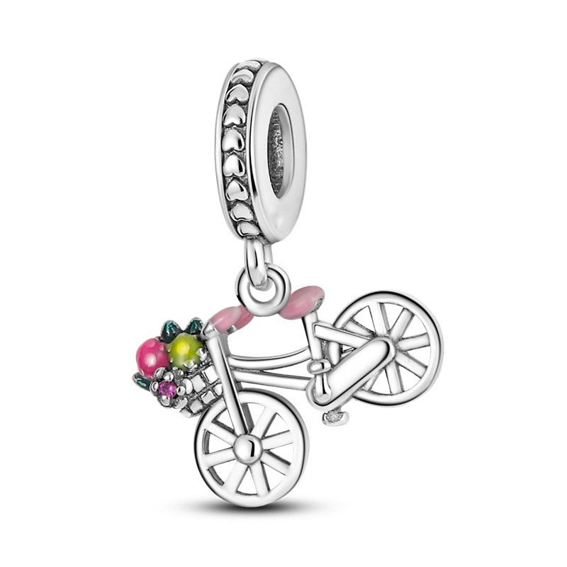 Versatile Women's Cactus Charm Sier Beads Jewelry Accessories