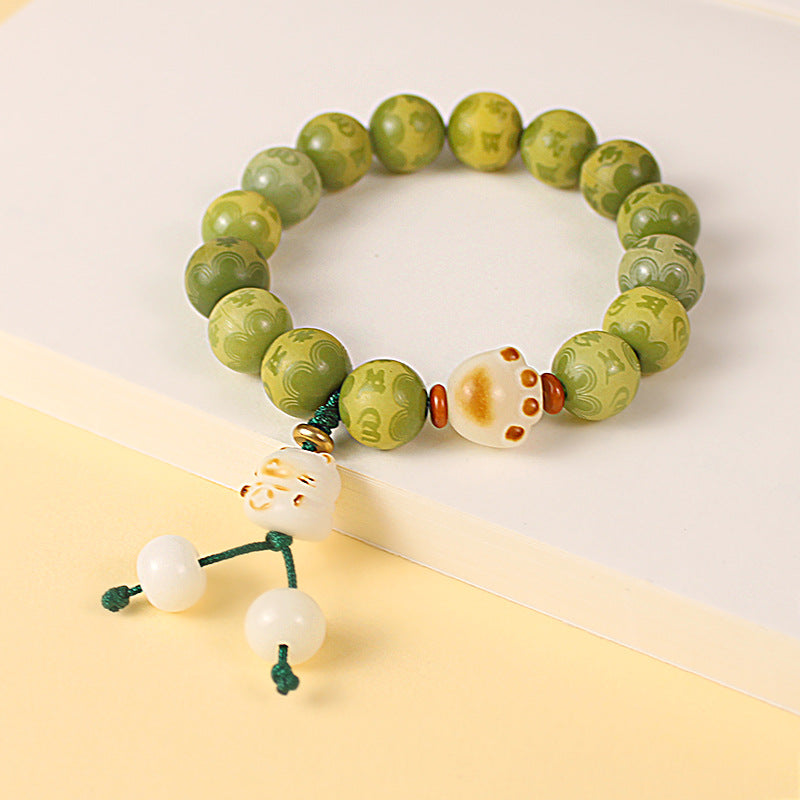 Bodhi Candy Color Single Circle Pliable Temperament High Throw Three Bracelets