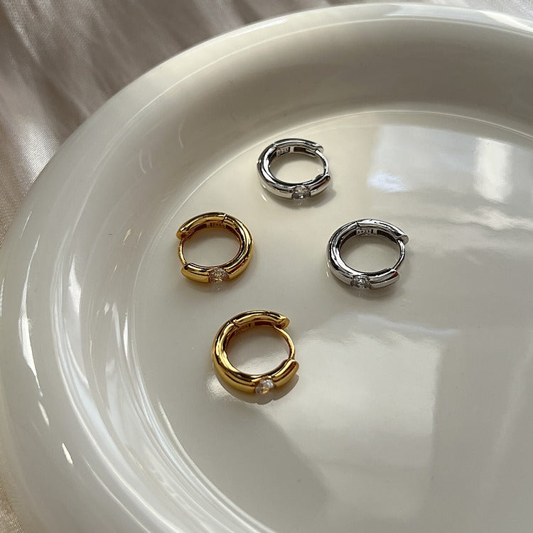 Luxury High Sense Simple Circle Zircon Refined Wild Female Bracelets