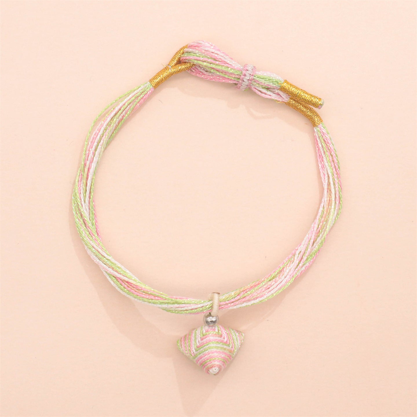 Festival Colorful Rope Carrying Strap Handmade Woven Bracelet